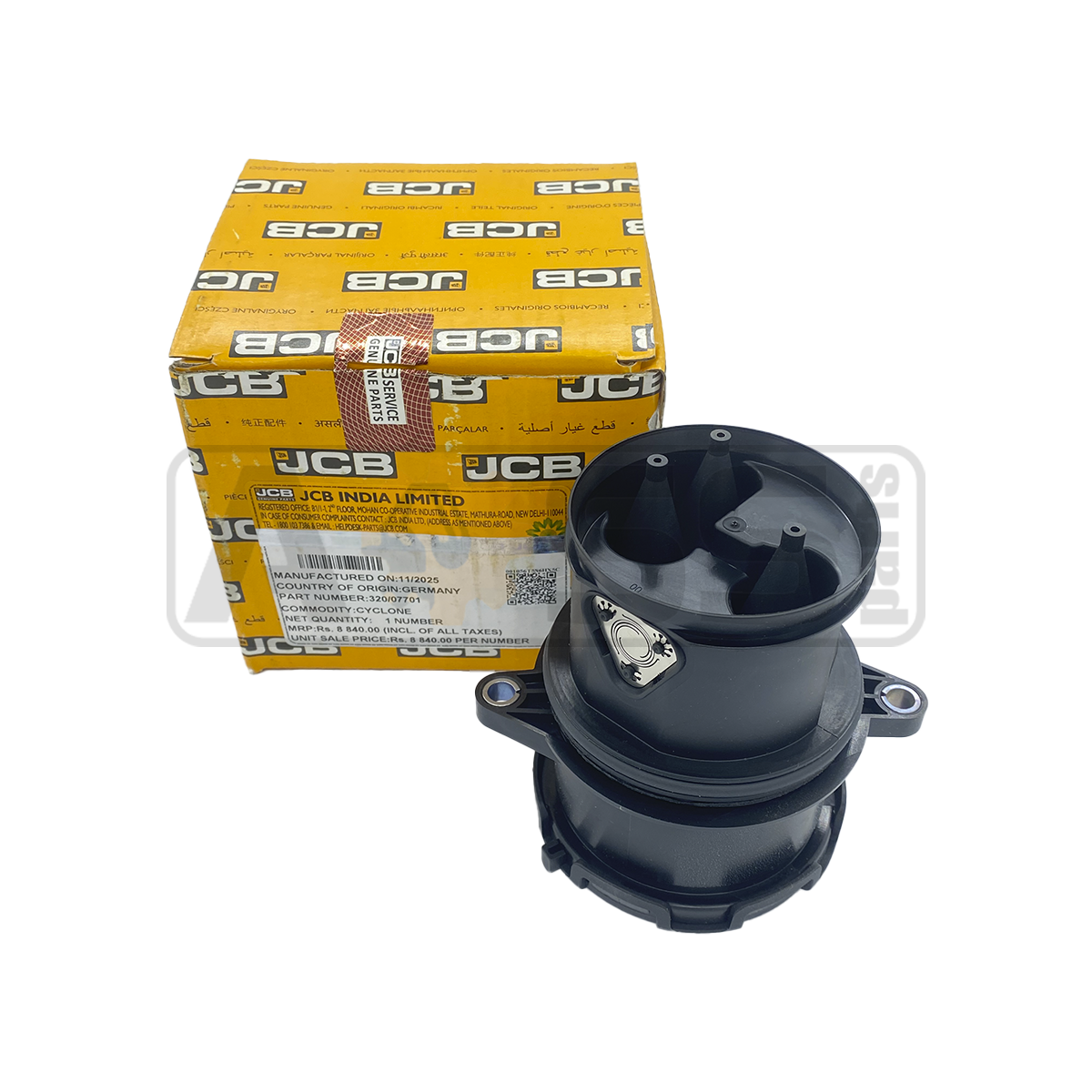 Сапун в сборе 320/07701 JCB ИНДИЯ Оригинал