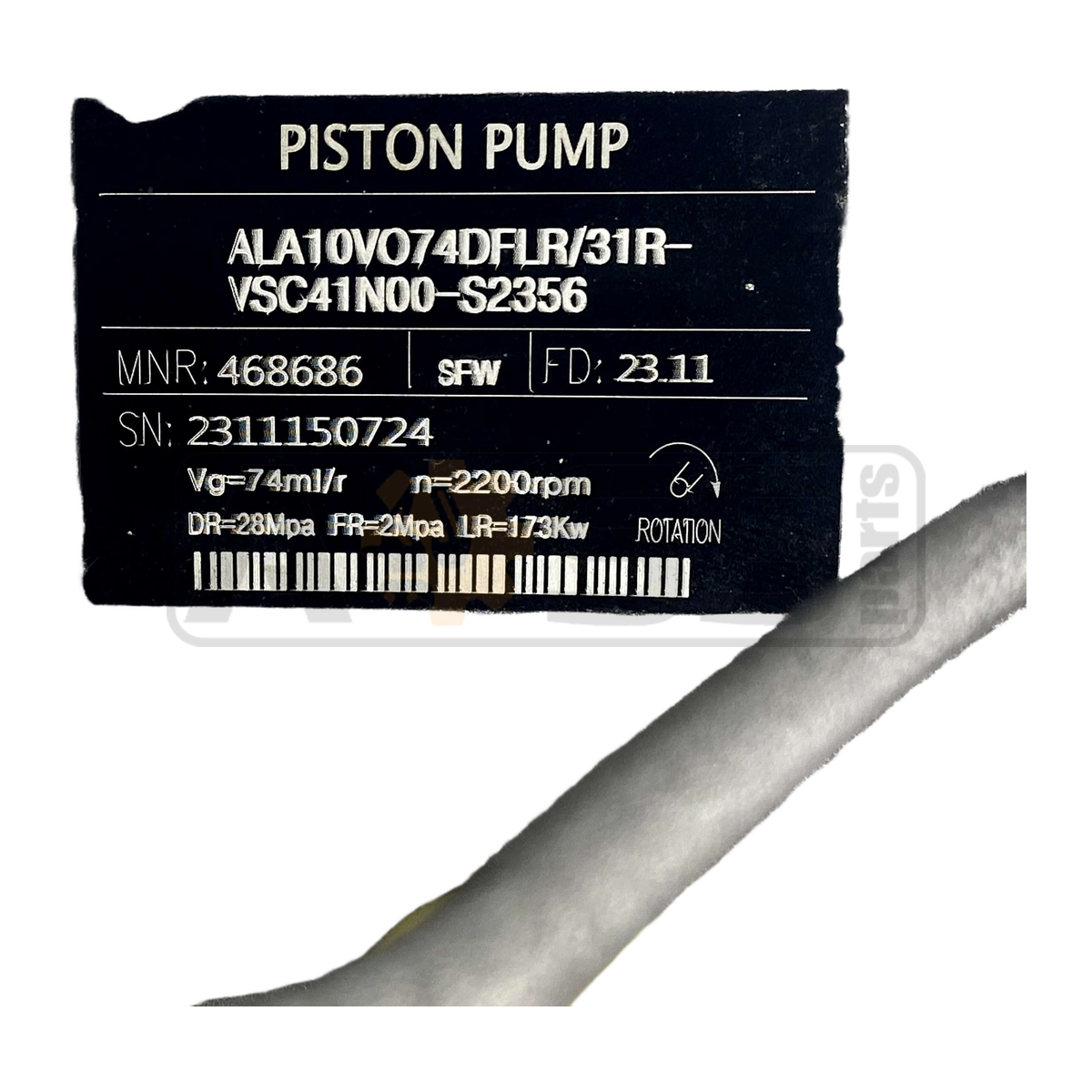 Гидронасос поршневой 20/62000 10V074DFLR 31R-PSC12N00 20/925784 только на 3CX