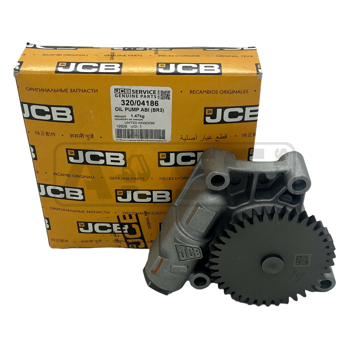 Насос масляный двигателя SB 320/04186 320/04131 320/04300 АНГЛИЯ JCB Оригинал