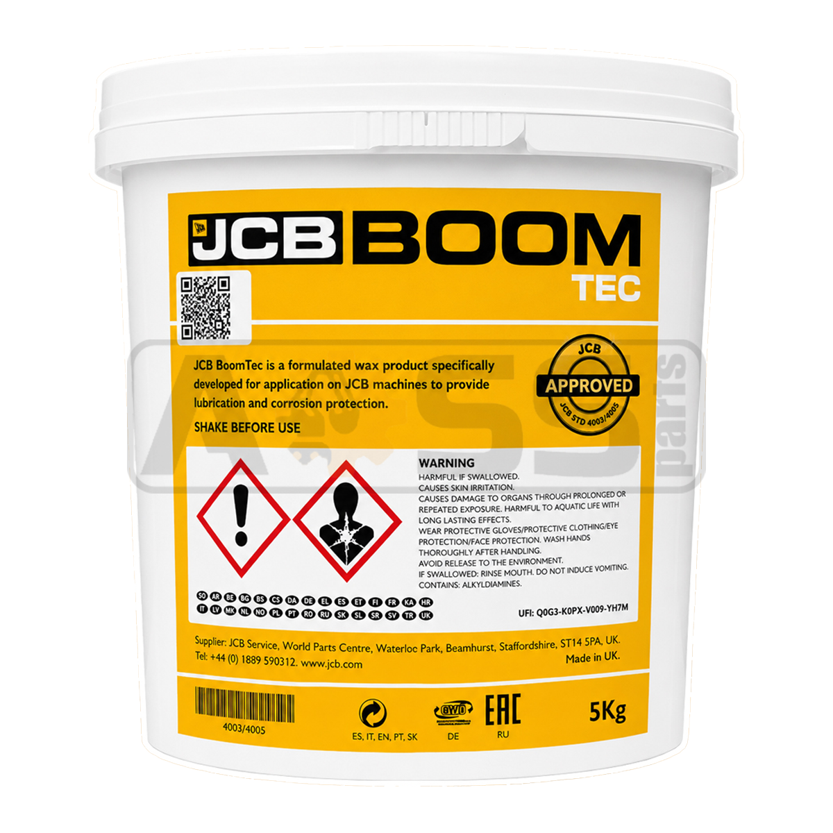 Специальная смазка BoomTec (ведро 5 кг) 4003/4005 JCB